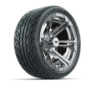Set of (4) 14 in GTW Specter Wheels with 205/40-R14 Fusion GTR Street Tires