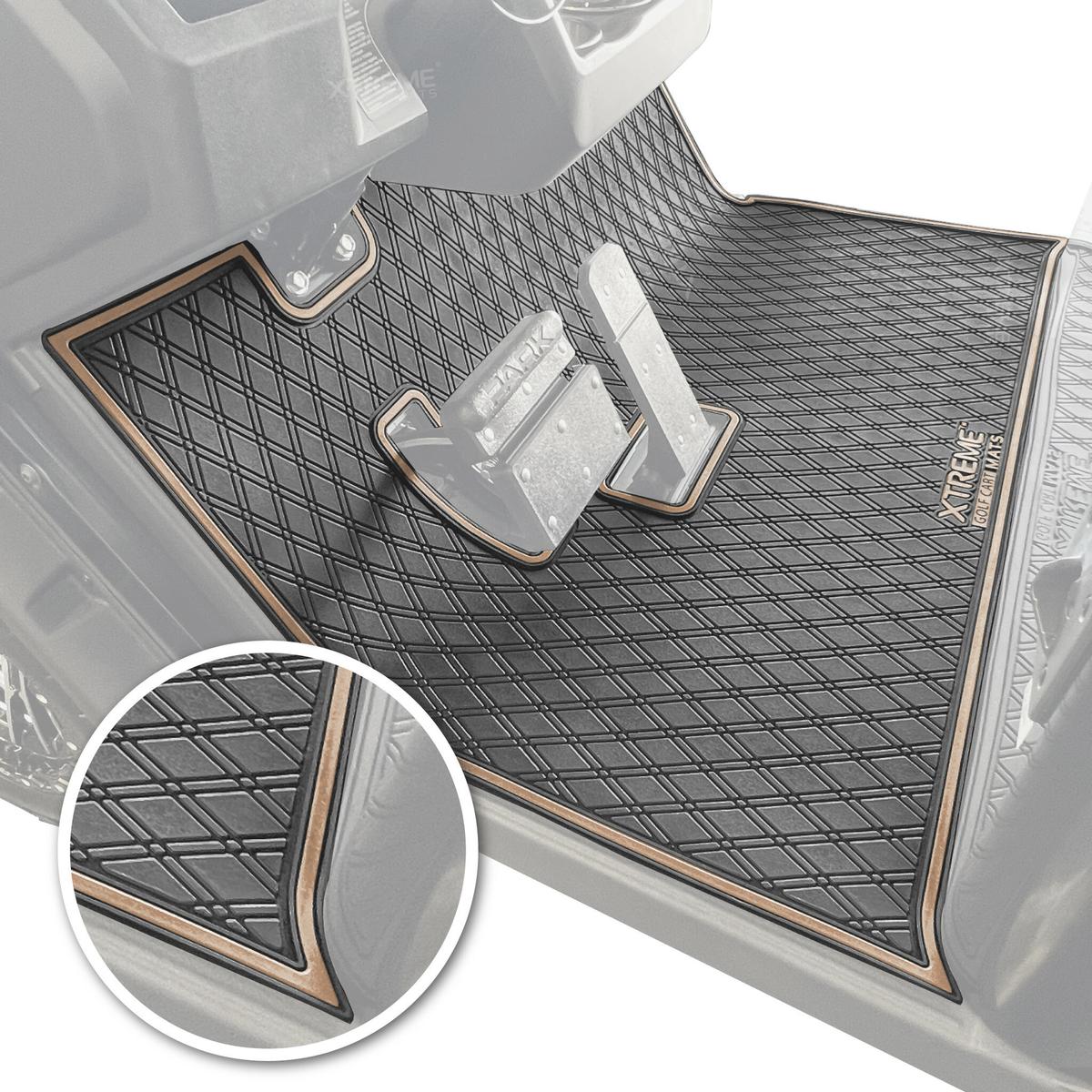 Xtreme Floor Mats for EZGO S4 2022-Up - Black/White