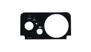 Console Plate For Fuel & Oil Light For TXT Fleet (Years 2010-Up)