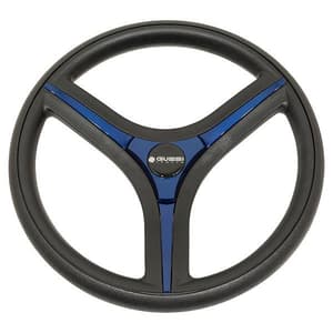 EZGO TXT-RXV - Gussi Italia Brenta Black and Blue Steering Wheel