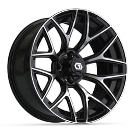 16&Prime; GTW&reg; Monaco Black/Machined Wheel