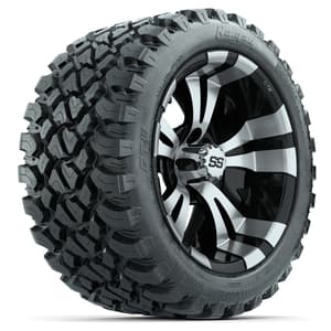 Set of (4) 14 in GTW Vampire Wheels with 23x10-14 GTW Nomad All-Terrain Tires