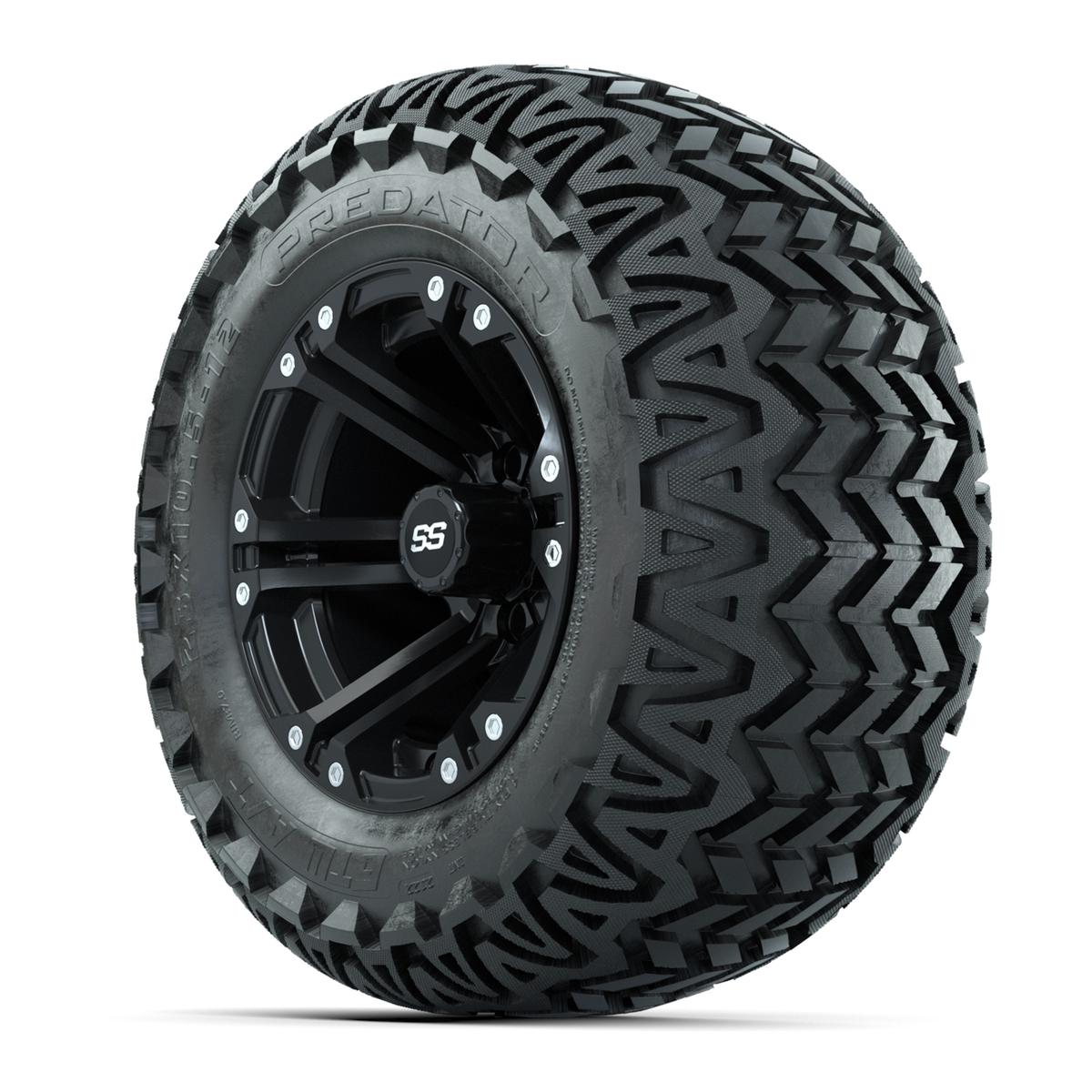 Set of (4) 12 in GTW Specter Wheels with 23x10.5-12 GTW Predator All-Terrain Tires