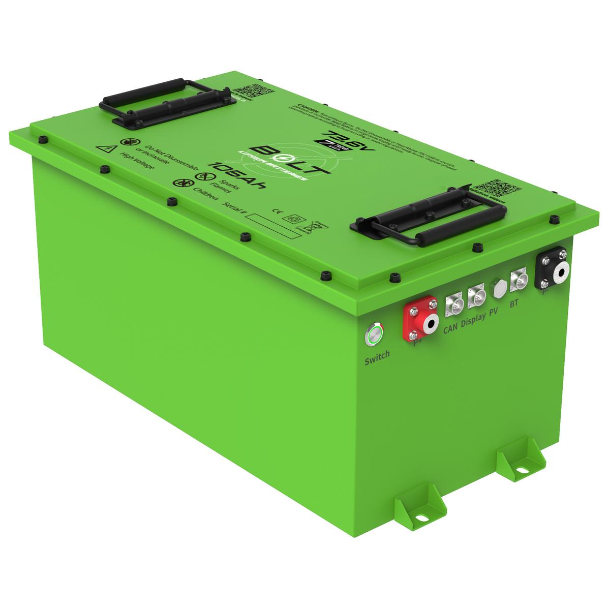 Bolt Energy EZGO TXT 48V Express 74V 105AH Heated Professional Battery Kit