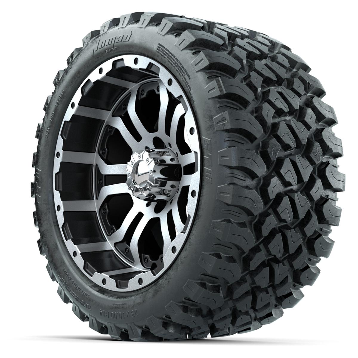 Set of (4) 14 in GTW Omega Wheels with 23x10-14 GTW Nomad All-Terrain Tires