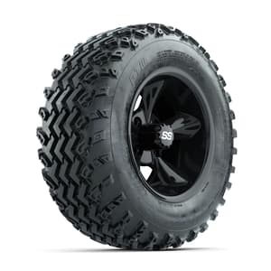 GTW Godfather Black 12 in Wheels with 23x10.00-12 Rogue All Terrain Tires – Full Set