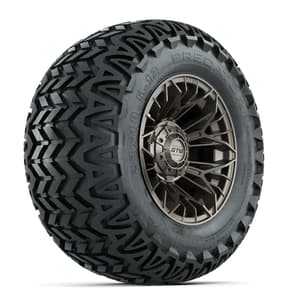 Set of (4) 12 in GTW® Stellar Matte Bronze Wheels with 23x10.5-12 Predator All-Terrain Tires