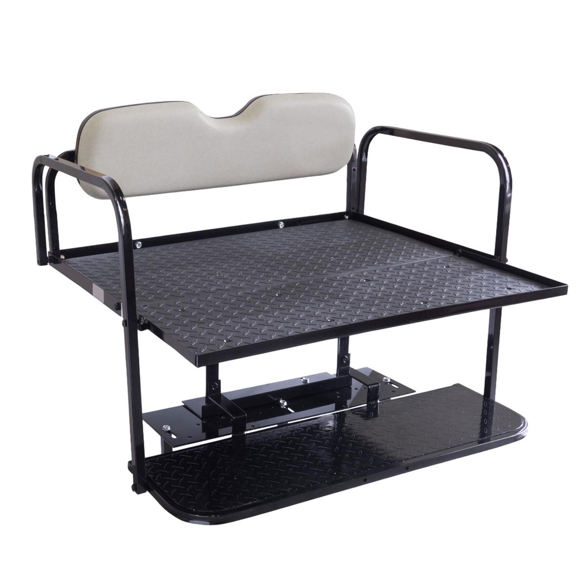 Buggies Unlimited Club Car Precedent, Tempo, &amp; Onward for Rear Flip Seat - Gray (Years 2004-Up)