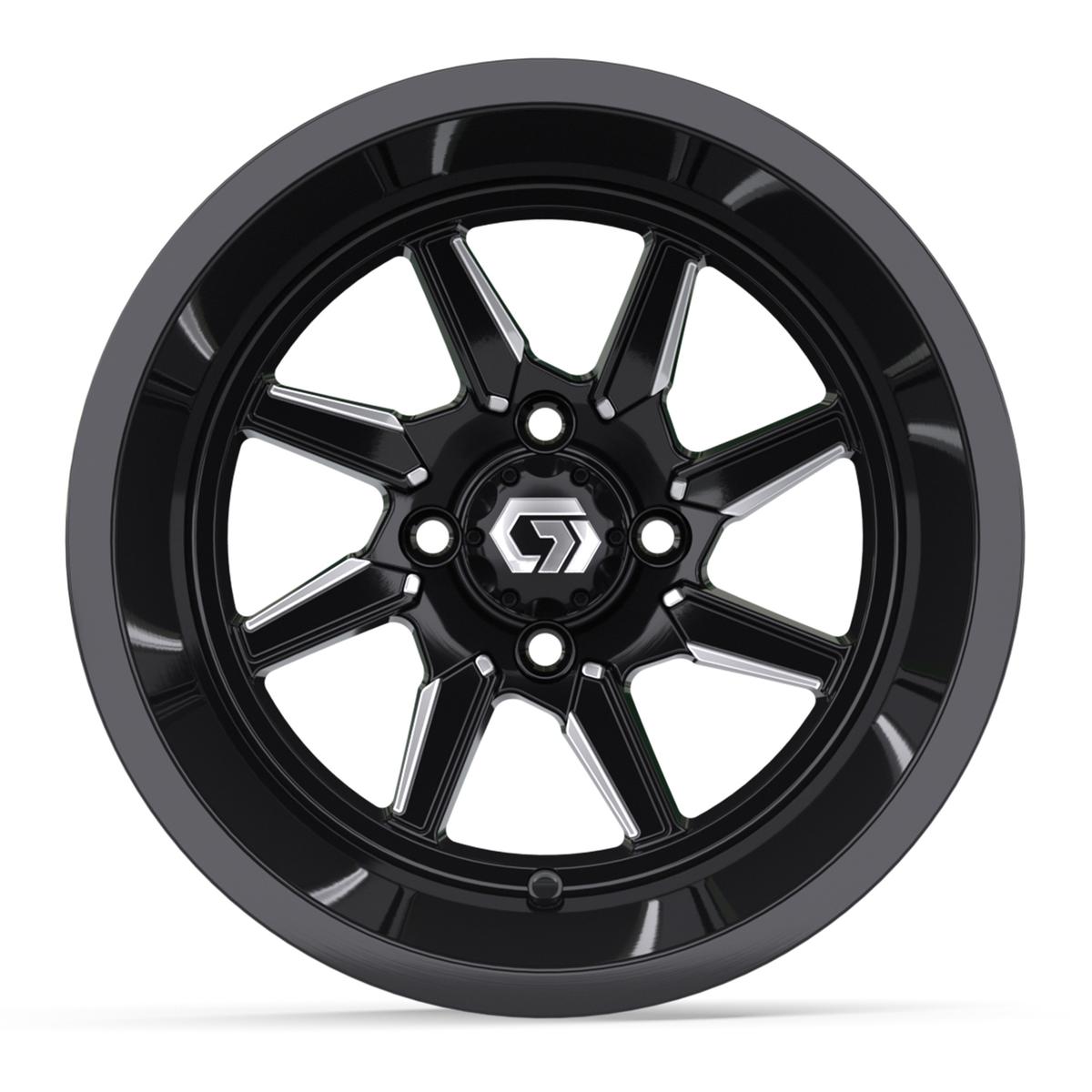 14&Prime; GTW&reg; Reaper Black/Machined Ultra-Wide Wheel