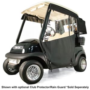 1994-13 EZGO TXT - Red Dot Chameleon Black 2-Passenger Track Style Soft Enclosure