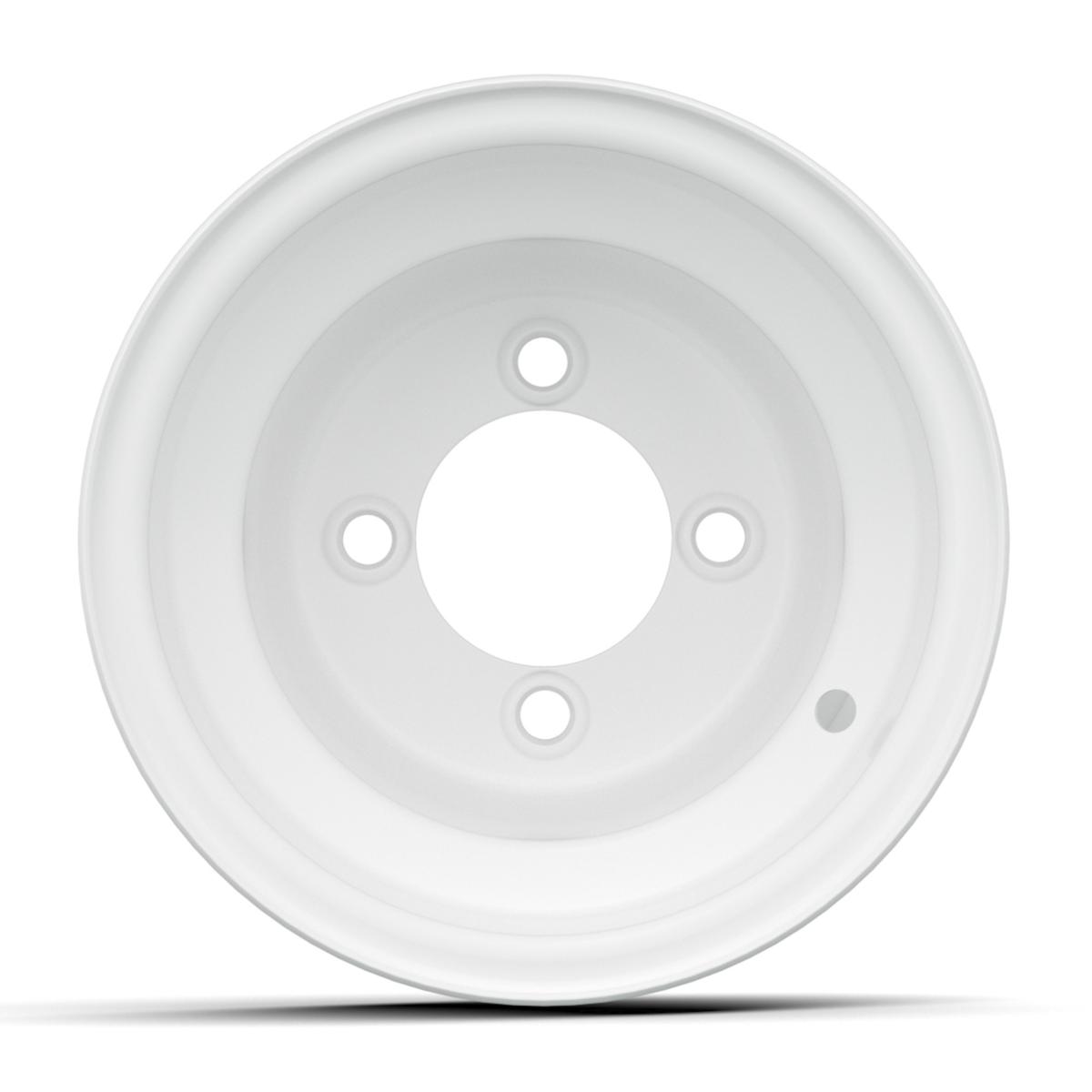 8&Prime; GTW White Steel Wheel (2:5 Offset)