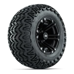 Set of (4) 12 in GTW Specter Wheels with 23x10.5-12 GTW Predator All-Terrain Tires