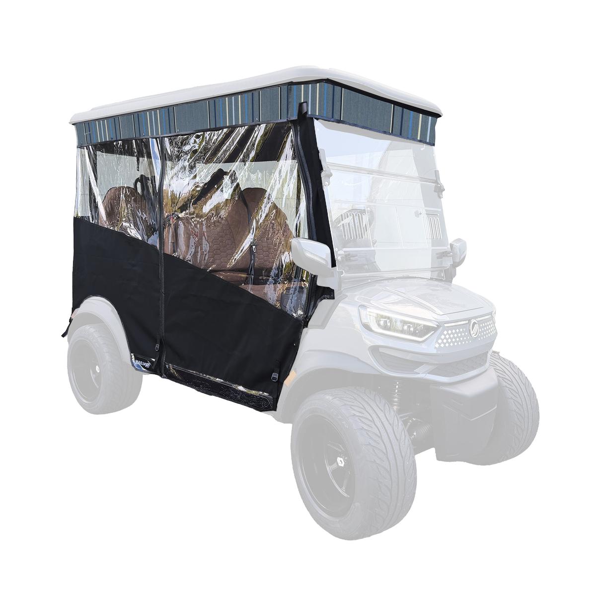 RedDot Black/Motive Denim Single Track Enclosure for MadJax&reg; Ascent with 4-Forward Facing Seats