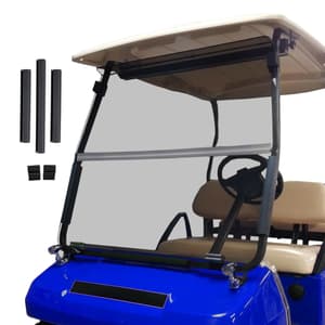 2000-Up Club Car DS - Red Dot Tinted Impact-Resistant Folding Windshield