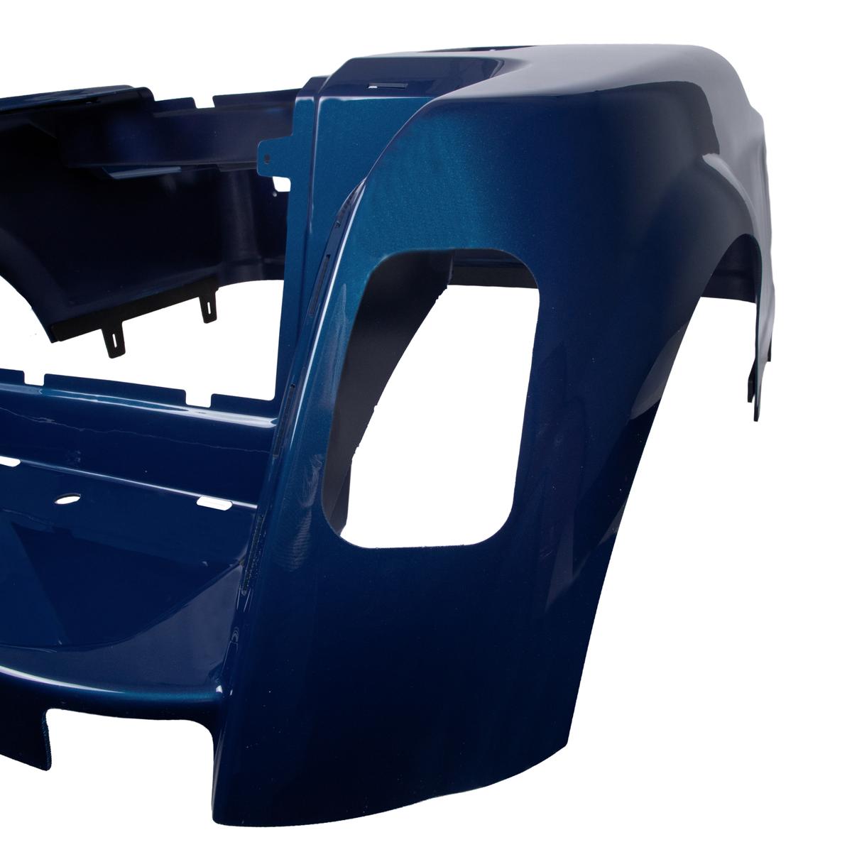 EZGO RXV Midnight Blue Metallic OEM-Style Front Cowl and Rear Body Kit (Years 2008-2023)