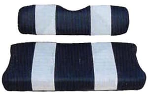 SEAT COVER SET,NAVY/WHTE,FRONT,YAM G11-G22