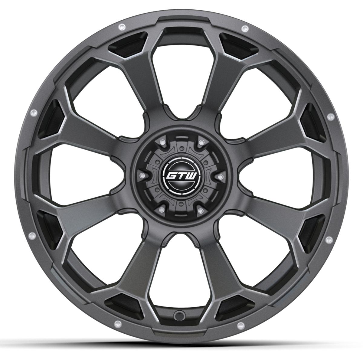 15x7 GTW&reg; Raven Off-Road Matte Gray Wheel