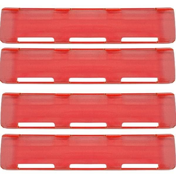 40” Red Single Row LED Light Bar Cover Pack