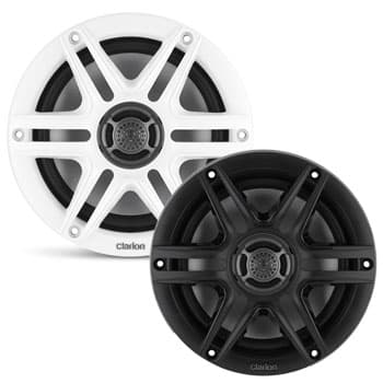 6.5&Prime; Marine Coaxial Speaker (Sport Grille White & Black Incl.)