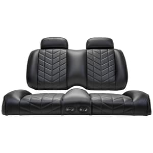 MadJax Aviator Yamaha Drive/Drive2 & ICON Black Front Seat Cushions with Thremaflex