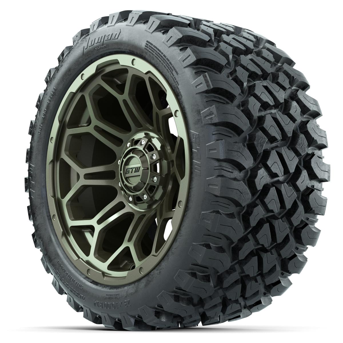 Set of (4) 14 in GTW Bravo Wheels with 23x10-14 GTW Nomad All-Terrain Tires