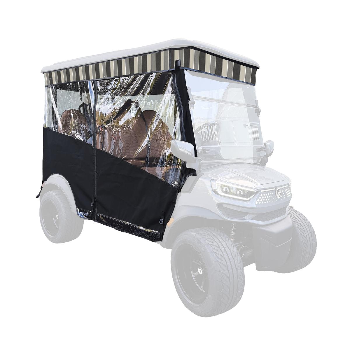 RedDot Black/Clinton Granite Single Track Enclosure for MadJax&reg; Ascent with 4-Forward Facing Seats