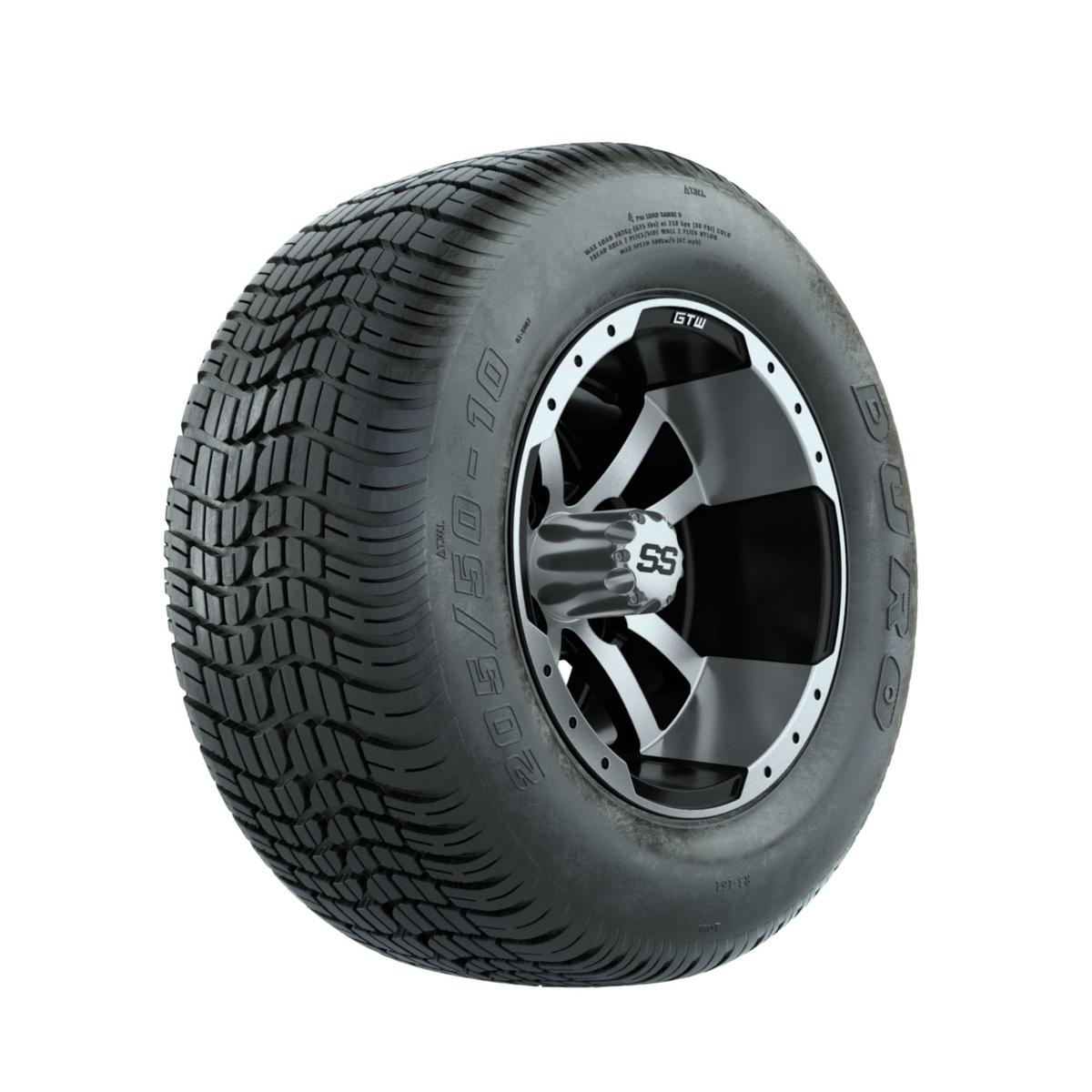 Set of (4) 10" GTW&reg; Storm Trooper Wheels on Lo-Pro Street Tires