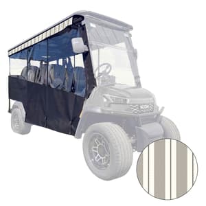 RedDot 6-Passenger Black Track Style Enclosure with Cashmere Valance for ICON i60LX (Years 2026-Up)