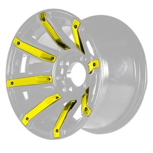 MadJax&reg; Yellow Wheel Inserts for 12x7 Avenger Wheel