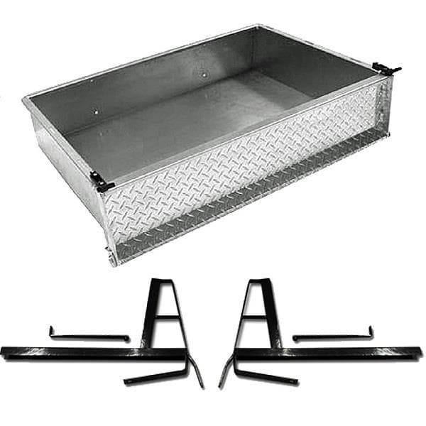 GTW&reg; Aluminum Cargo Box Kit For Club Car DS (Years 2000-Up)
