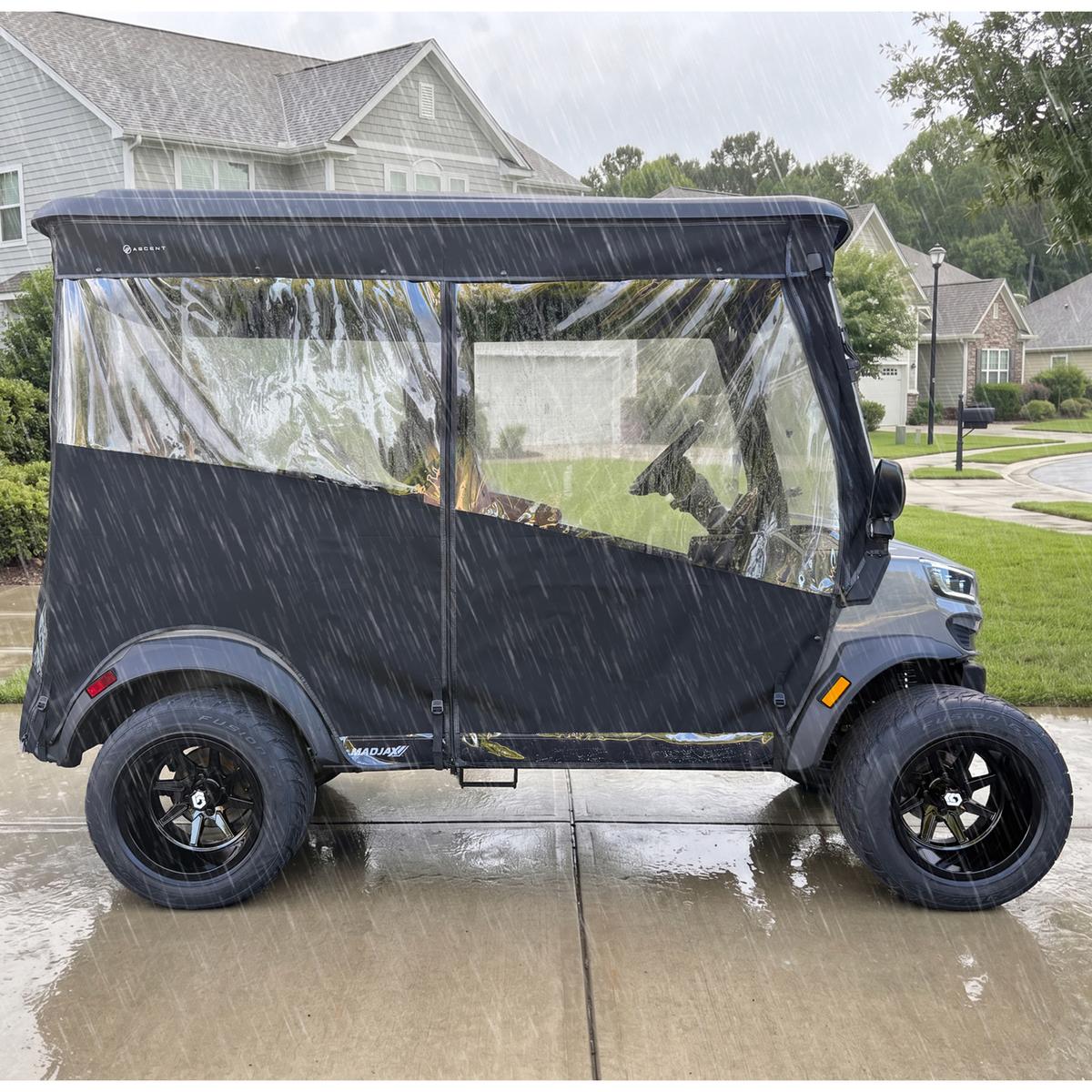 RedDot Black/Red Panther Single Track Enclosure for MadJax&reg; Ascent with 4-Forward Facing Seats