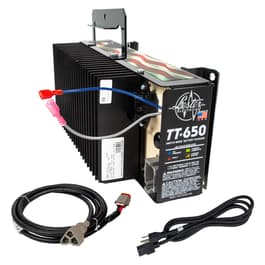 Lester TT-650W Battery Charger with DC 3-Pin Cord for EZGO RXV &amp; TXT