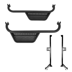 MadJax&reg; Club Car Precedent, Tempo, &amp; Onward Armor Nerf Bar with Drop Down Side Step and Brackets