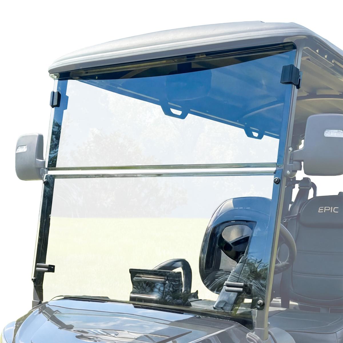 RedDot Clear Impact Resistant Folding Windshield for Epic E40FX with 4-Forward Facing Seats