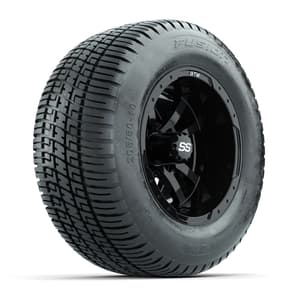 GTW Storm Trooper 10 in Wheels with 205/50-10 Fusion Street Tires – Set of 4