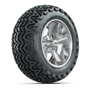 Set of (4) 14 in GTW Godfather Wheels with 23x10-14 GTW Predator All-Terrain Tires