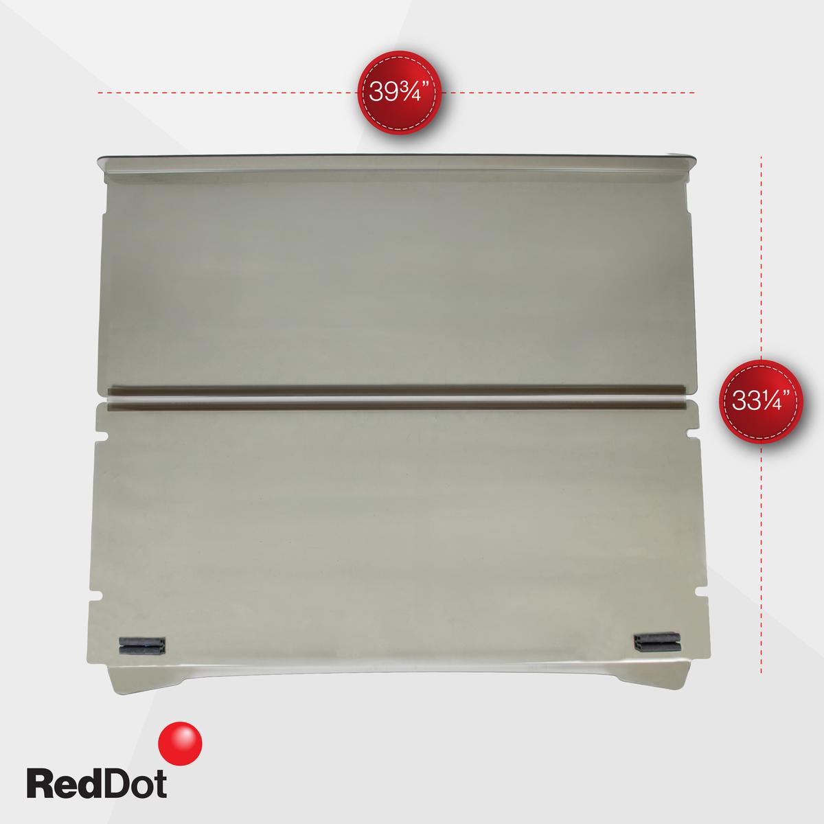RedDot DACH Apollo Clear Vented Folding Windshield (Years 2025-Up)