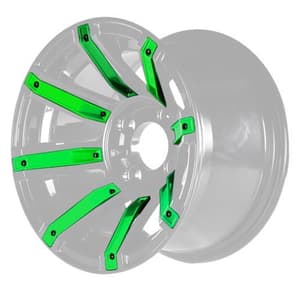 MadJax&reg; Green Wheel Inserts for 12x7 Avenger Wheel