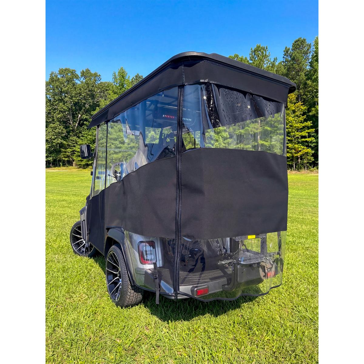 RedDot 4-Passenger Black Track Style Enclosure with Cashmere Valance for ICON i40X (Years 2026-Up)
