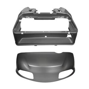 EZGO RXV Steel Gray Metallic OEM-Style Front Cowl and Rear Body Kit (Years 2008-2023)
