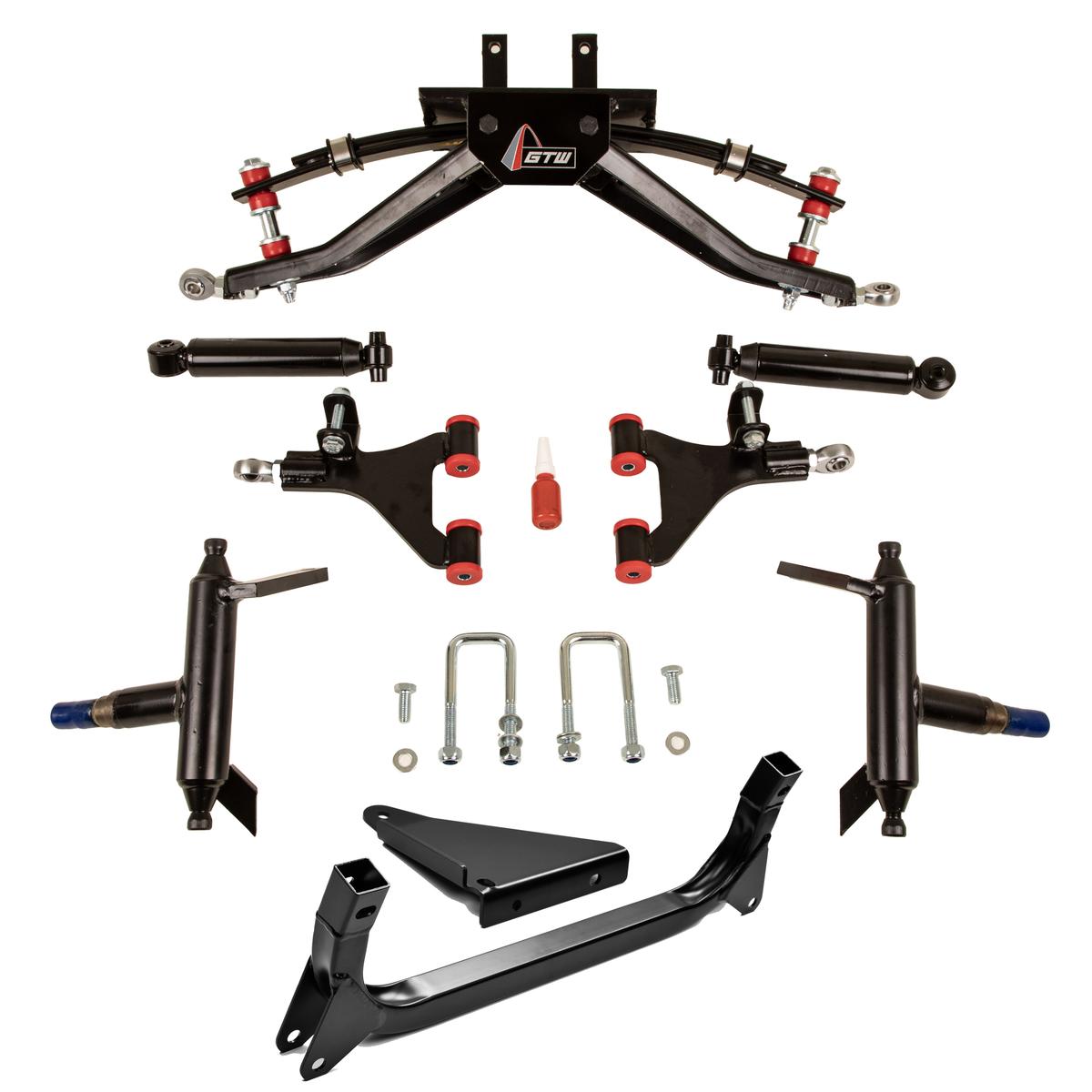 4” GTW Double A-Arm Lift Kit for Yamaha G29/Drive & Drive2 with Solid/Fixed Rear Axle