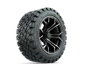 GTW Spyder Bronze/Matte Black 14 in Wheels with 22x10-14 GTW Timberwolf All-Terrain Tires – Full Set