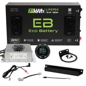 MOKE Eco Lithium 70v 105Ah GEN3 Battery Bundle
