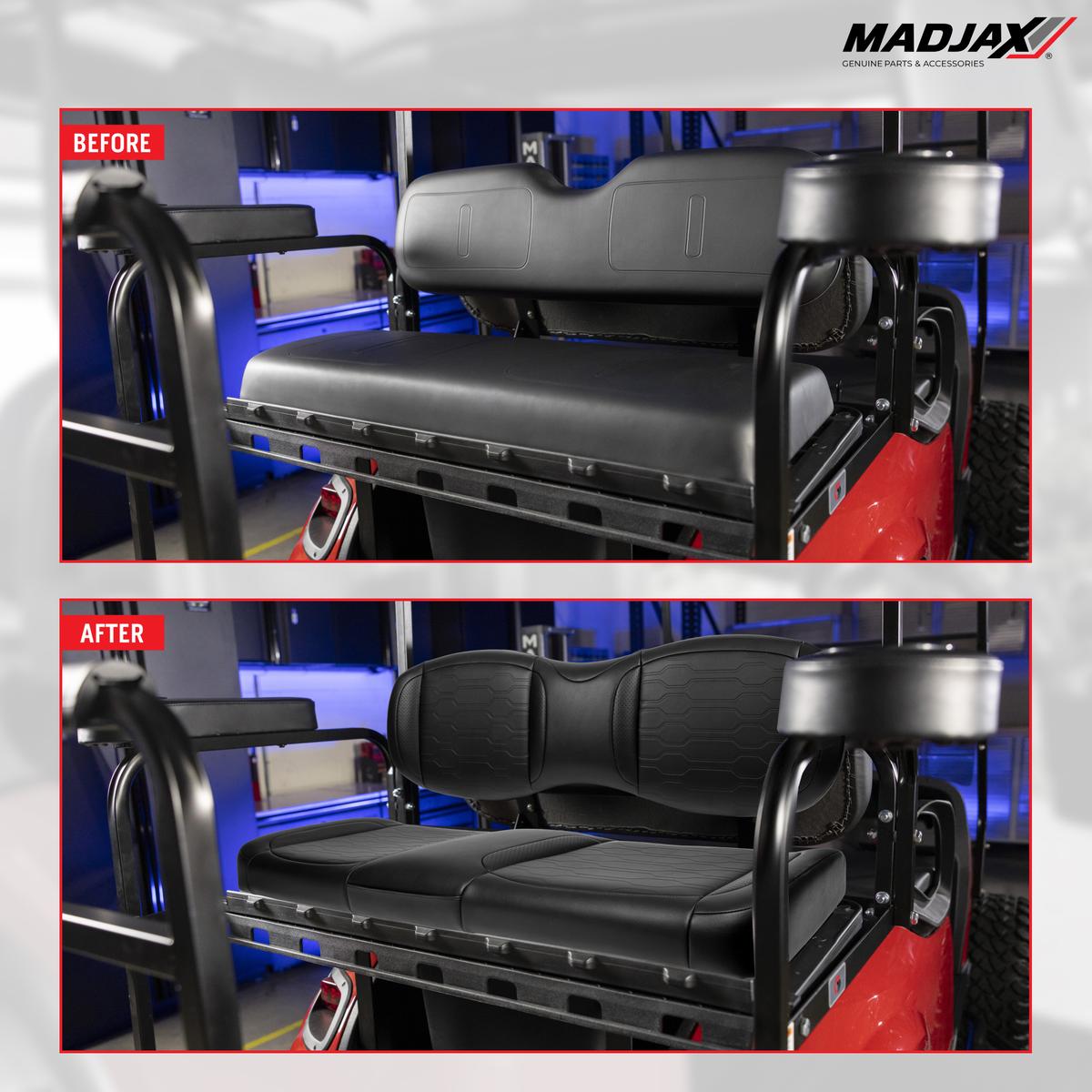 MadJax&reg; Black Aspen Rear Seat Cushions for Genesis 250/300 and Mach3
