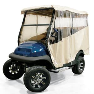RedDot Club Car Fairway Villager w/ 77.5&Prime; OEM Top w/ Four Ridges Beige Over-The-Top Enclosure (Years 1982-1999)