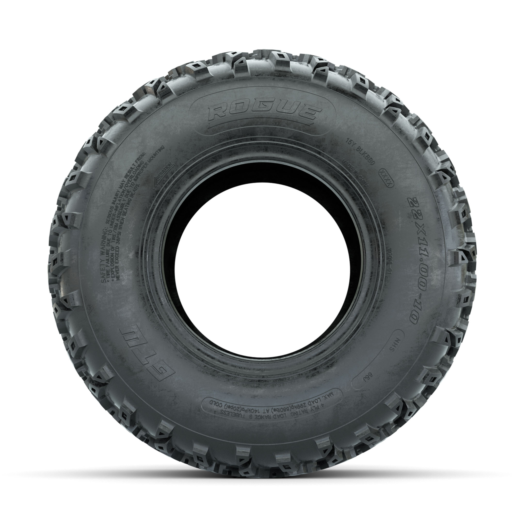 TIRE, 22X11.00-10 4PR ROGUE - Nivel Parts