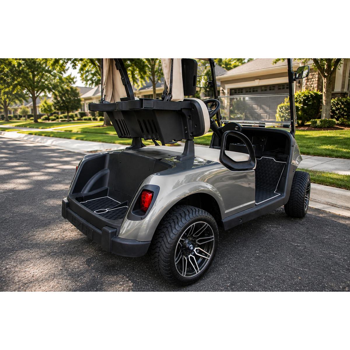 EZGO RXV Black Metallic OEM-Style Rear Body (Years 2008-2023)