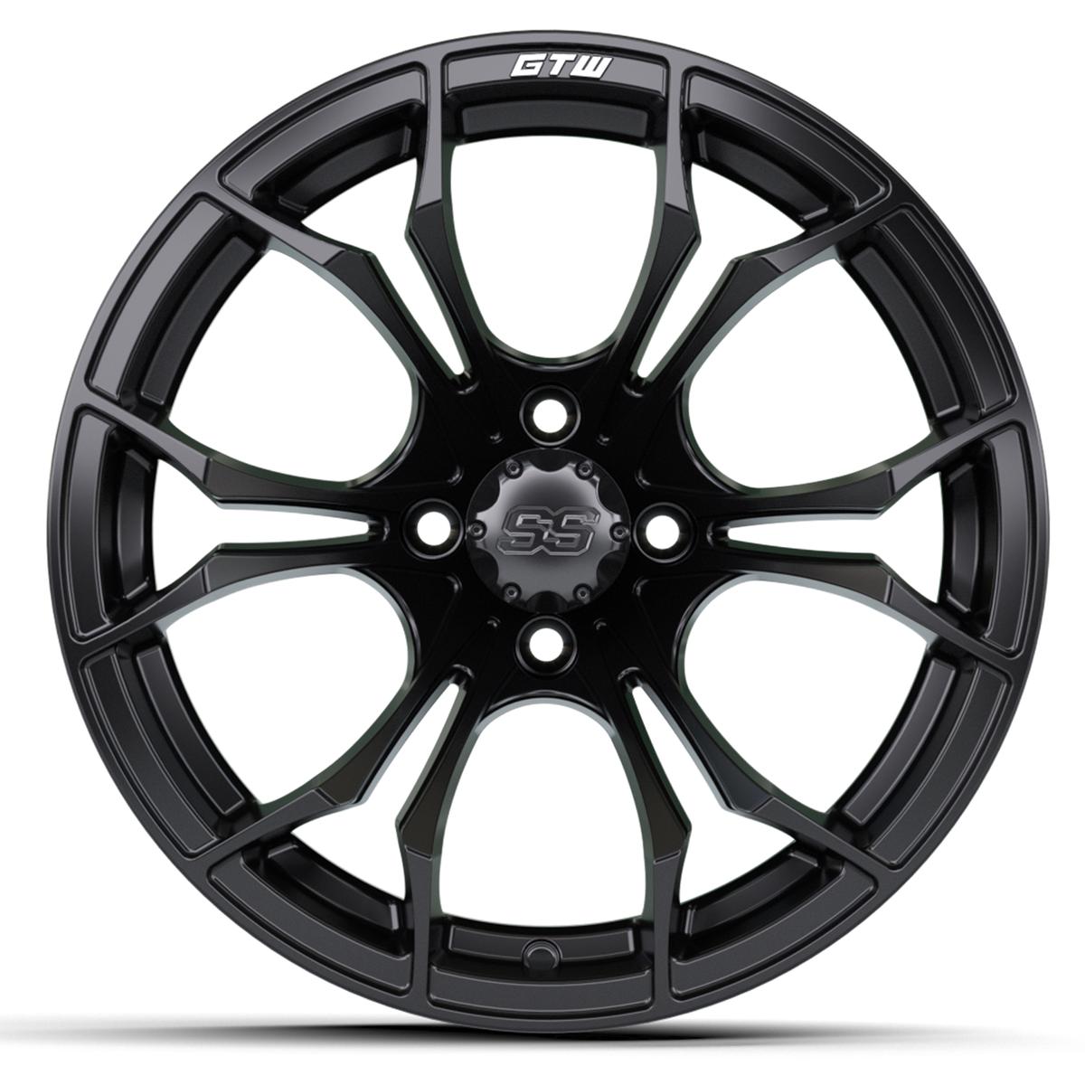 15&Prime; GTW&reg; Spyder Matte Black Wheel