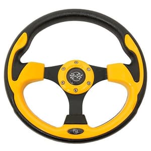 Yellow Rally Steering Wheel