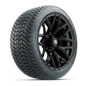 GTW&reg; Monaco Gloss Black 16 in Wheels with 225/40-R16 Mamba Street Tires - Full Set